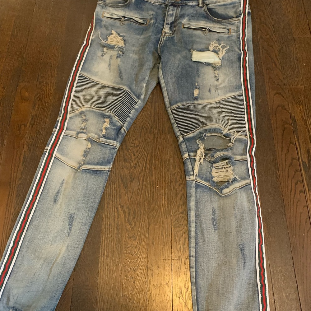 Men’s Embellish Jeans Fitted